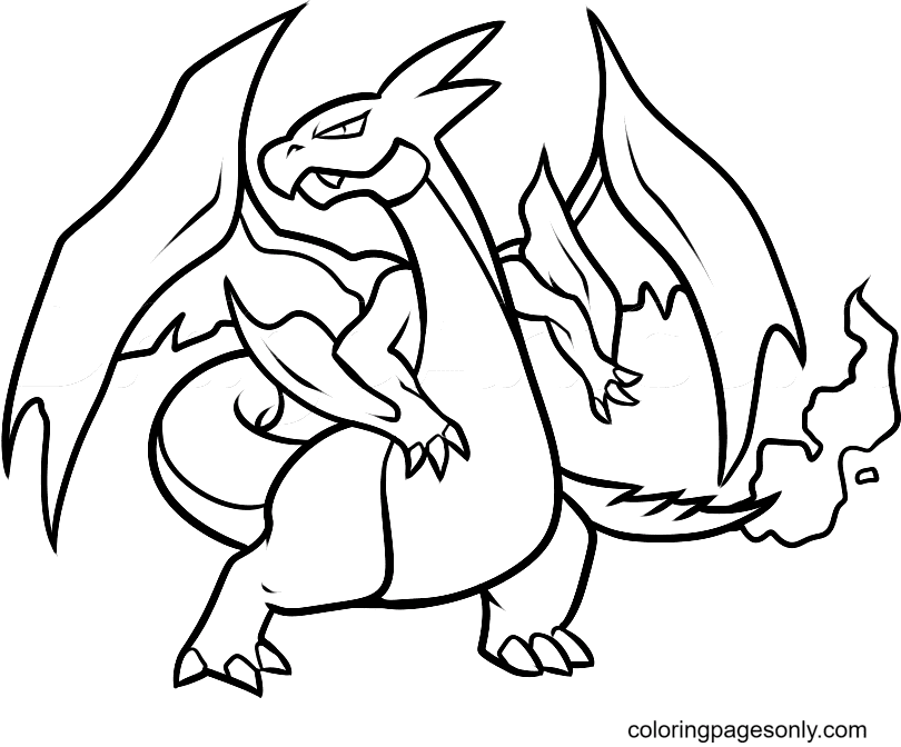 10 Fiery Charizard Pokemon Coloring Pages To Color KoloringPages