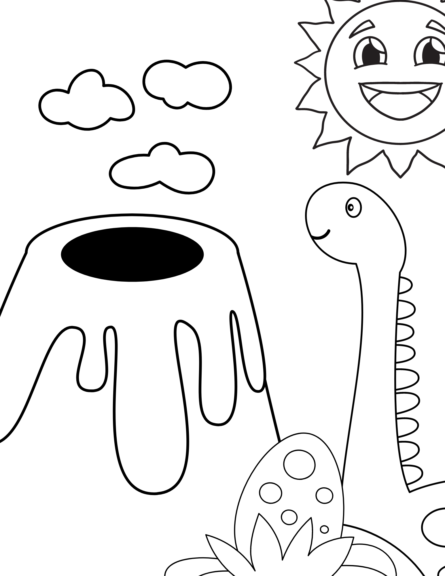 10 Free Printable Cute Dinosaur Coloring Pages Coloring Craze