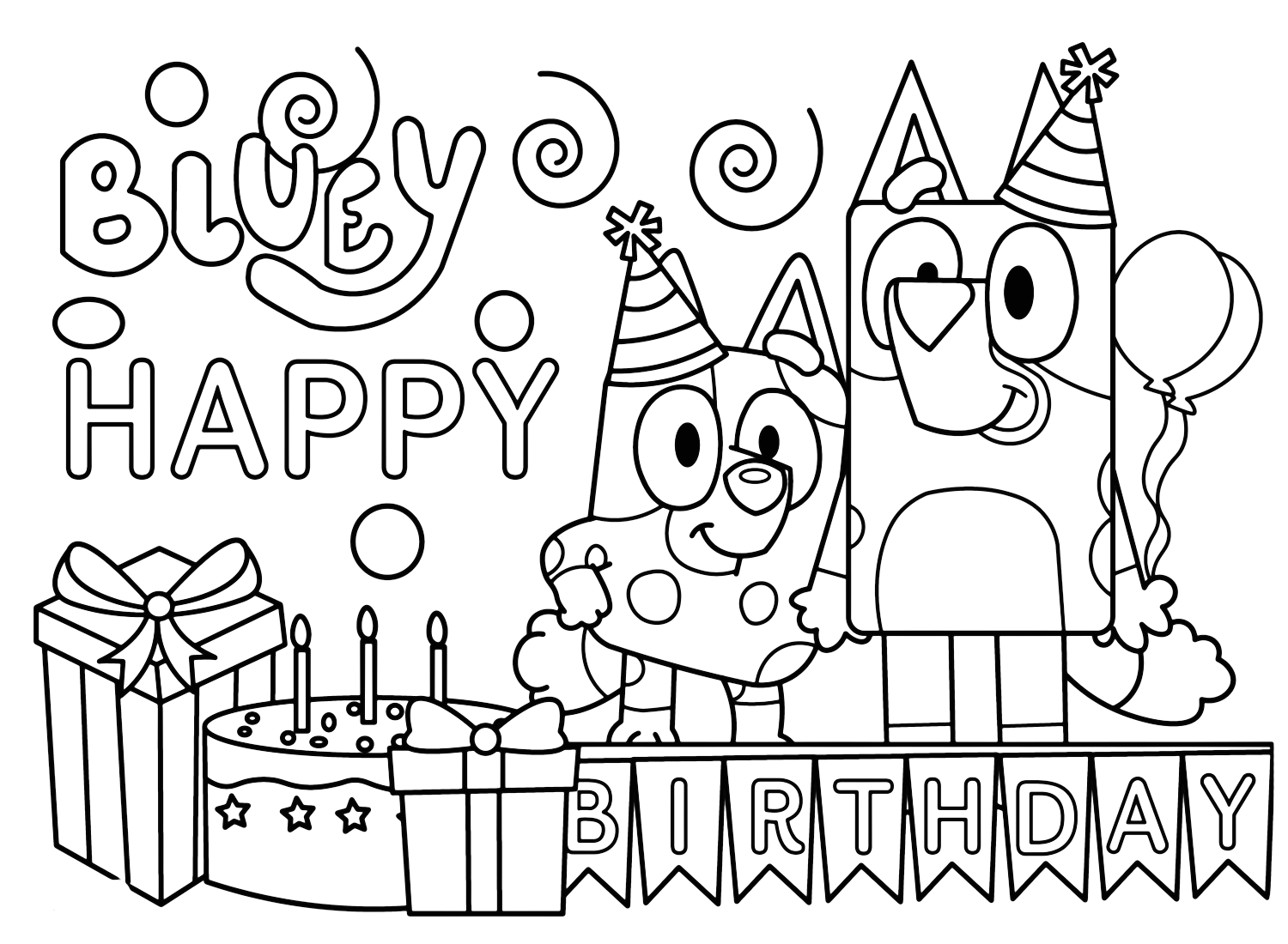 108 Bluey Coloring Pages ColoringPagesOnly