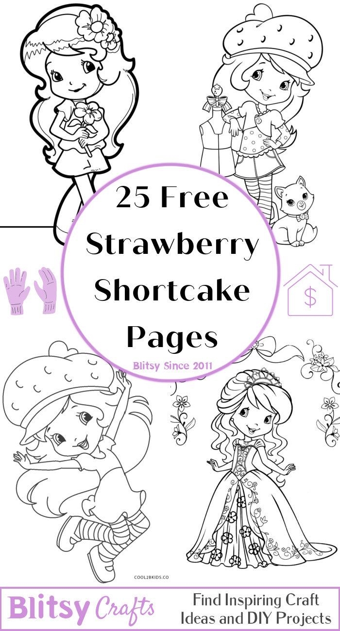 25 Free Strawberry Shortcake Coloring Pages For Kids And Adults