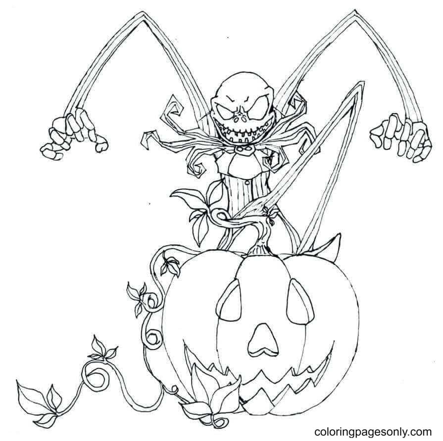 25 Jack Skellington Coloring Pages ColoringPagesOnly