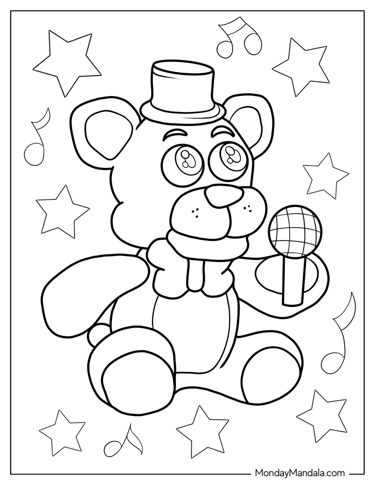 28 Five Nights At Freddie 39 s Coloring Pages Free PDF Printables 