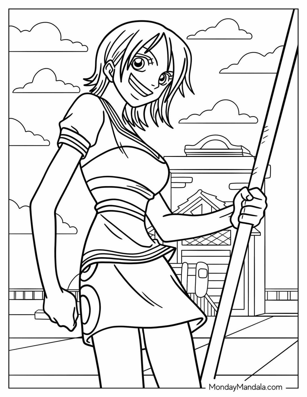 30 One Piece Coloring Pages Free PDF Printables 