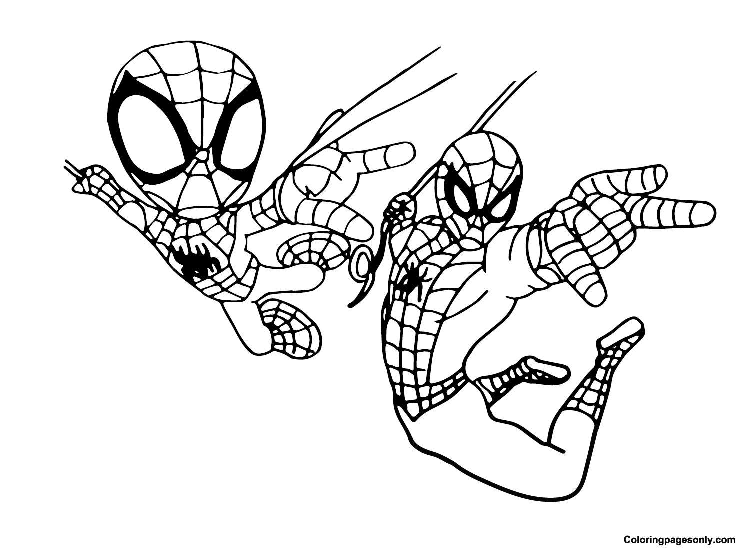 32 Fun And Creative Spidey Coloring Pages For Kids