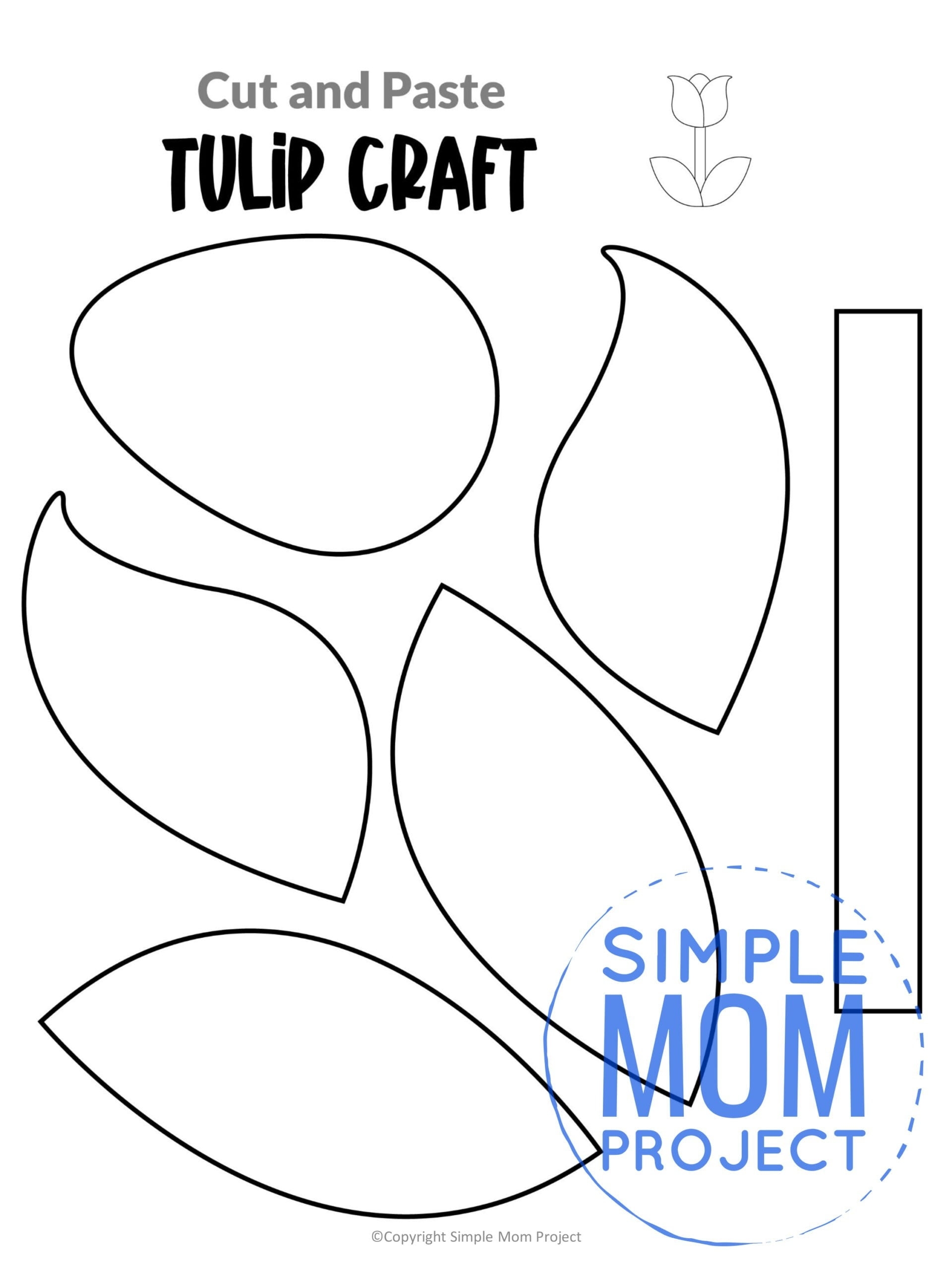 3d Tulip Template Printable Free Free Printable