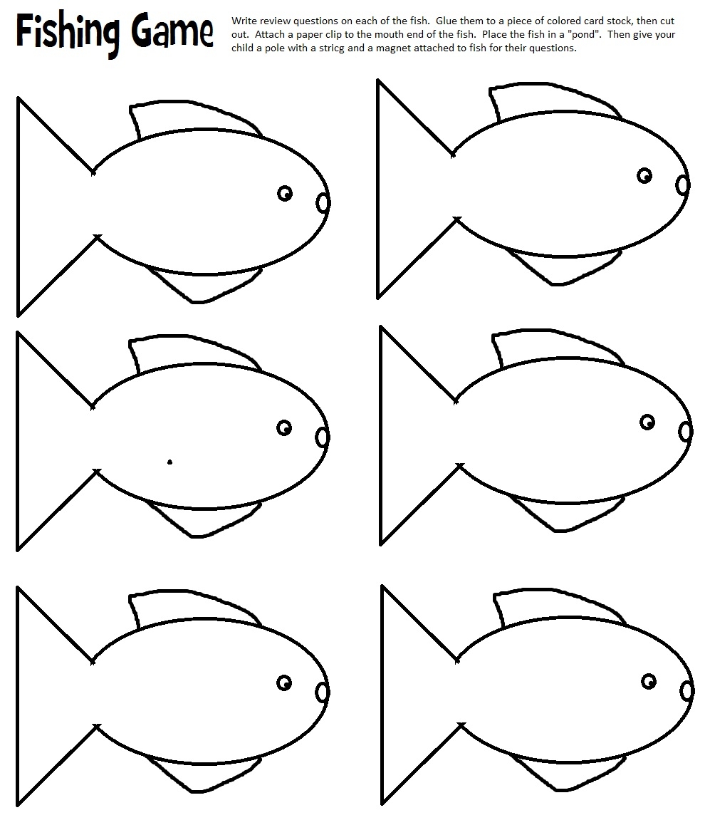 4 Best Images Of Free Printable Fish Template Printable Fish Template 