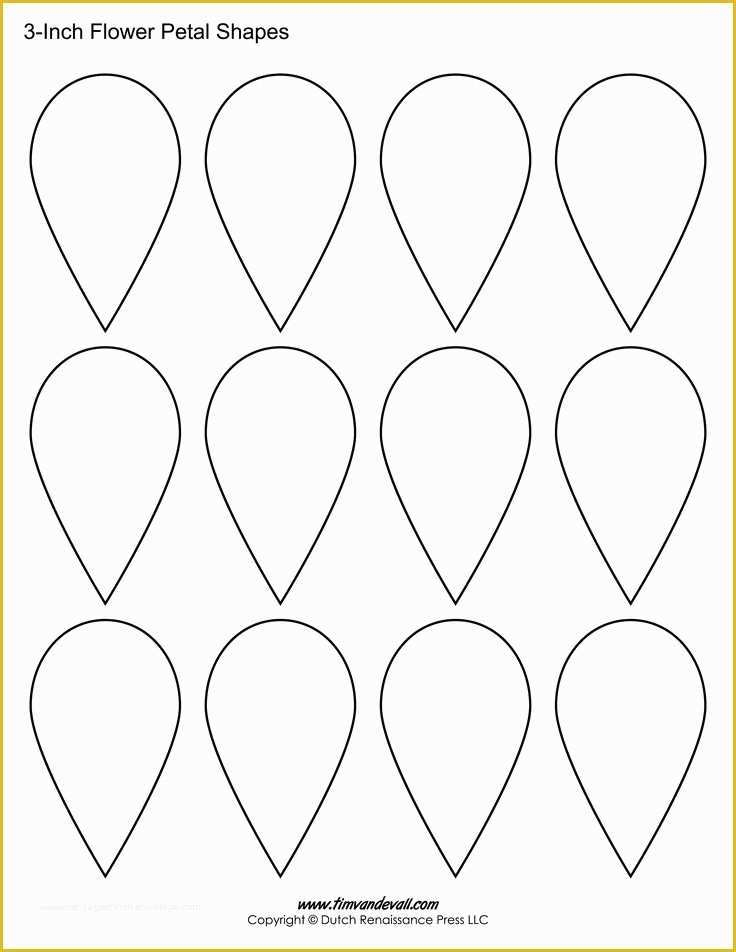 5 Petal Flower Template Free Printable Of Printable Flower Petal 