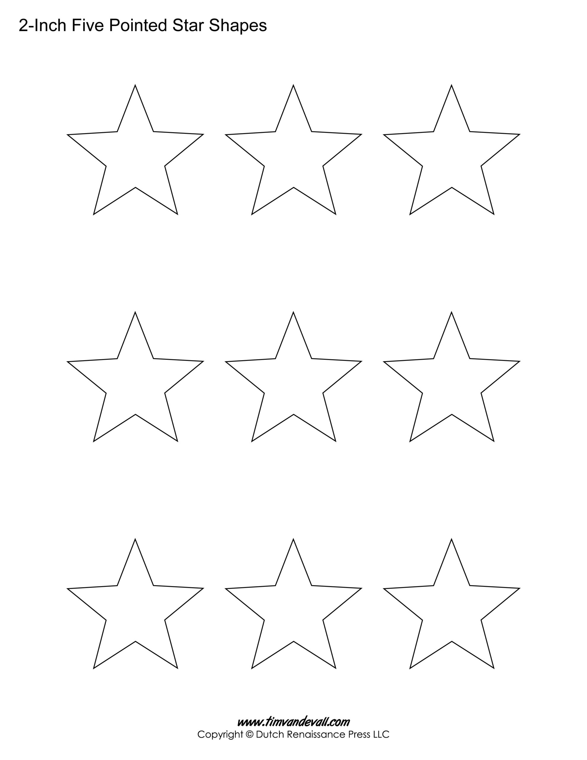 5 Pointed Star Template Free Printable Printable Word Searches