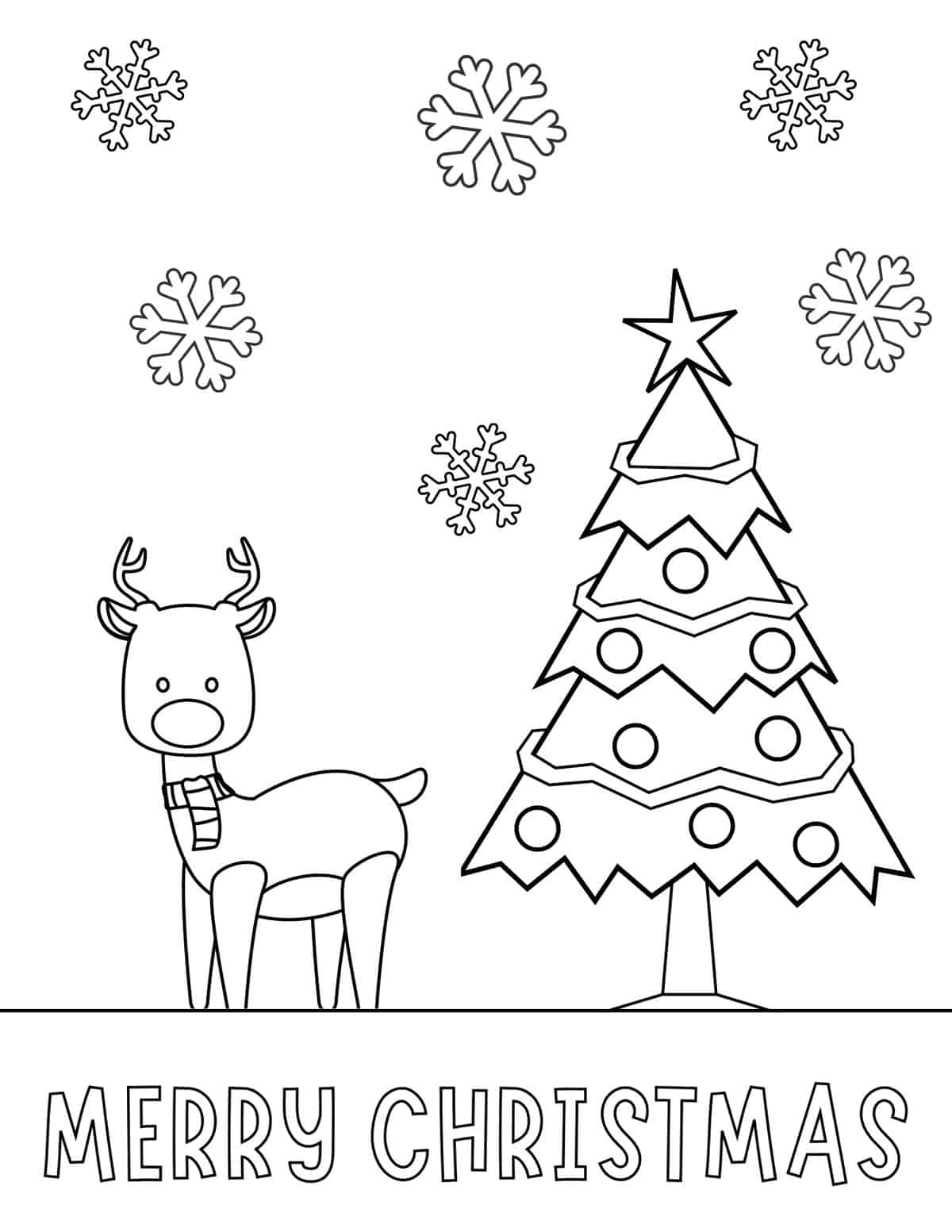 50 Free Christmas Coloring Pages For Kids Prudent Penny Pincher