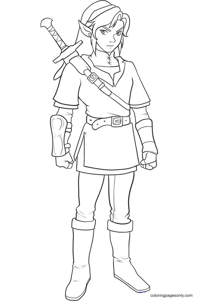 52 Zelda Coloring Pages ColoringPagesOnly