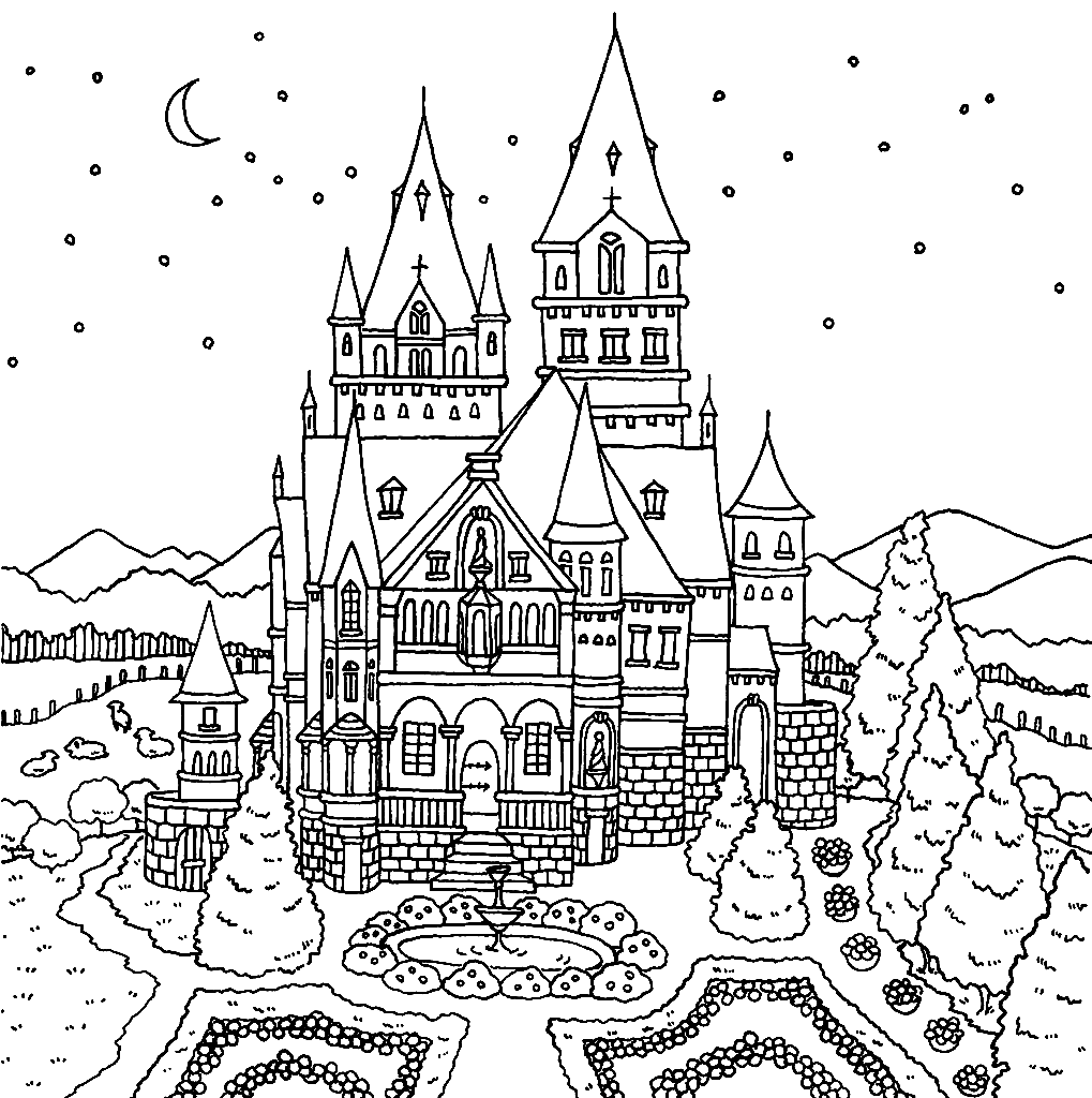 64 Free Printable Castle Coloring Pages