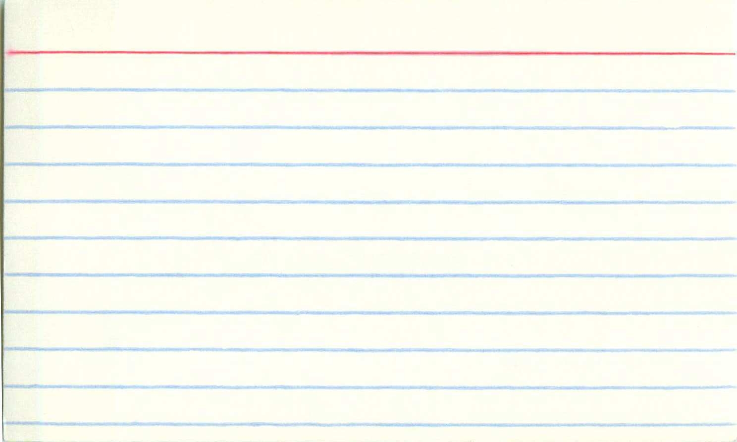 71 Best Free Printable 3X5 Index Card Template In Photoshop With Free 