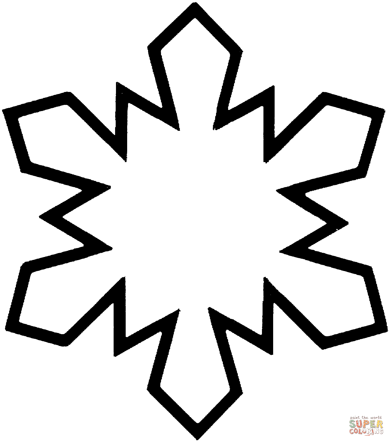 75 Free Printable Snowflake Coloring Pages