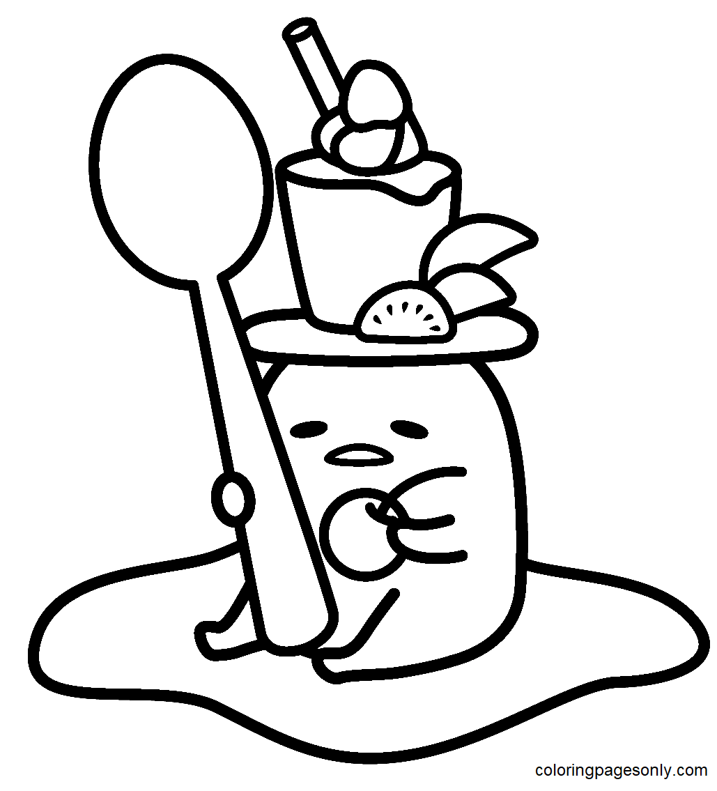 80 Gudetama Coloring Pages ColoringPagesOnly