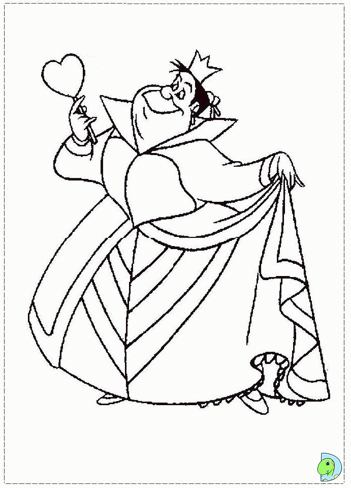 Alice Wonderland Coloring Pages Coloring Home