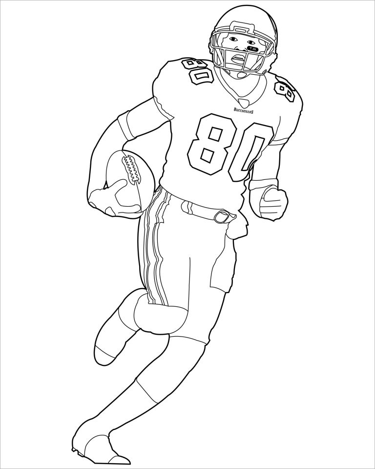 American Football Coloring Page To Print ColoringBay