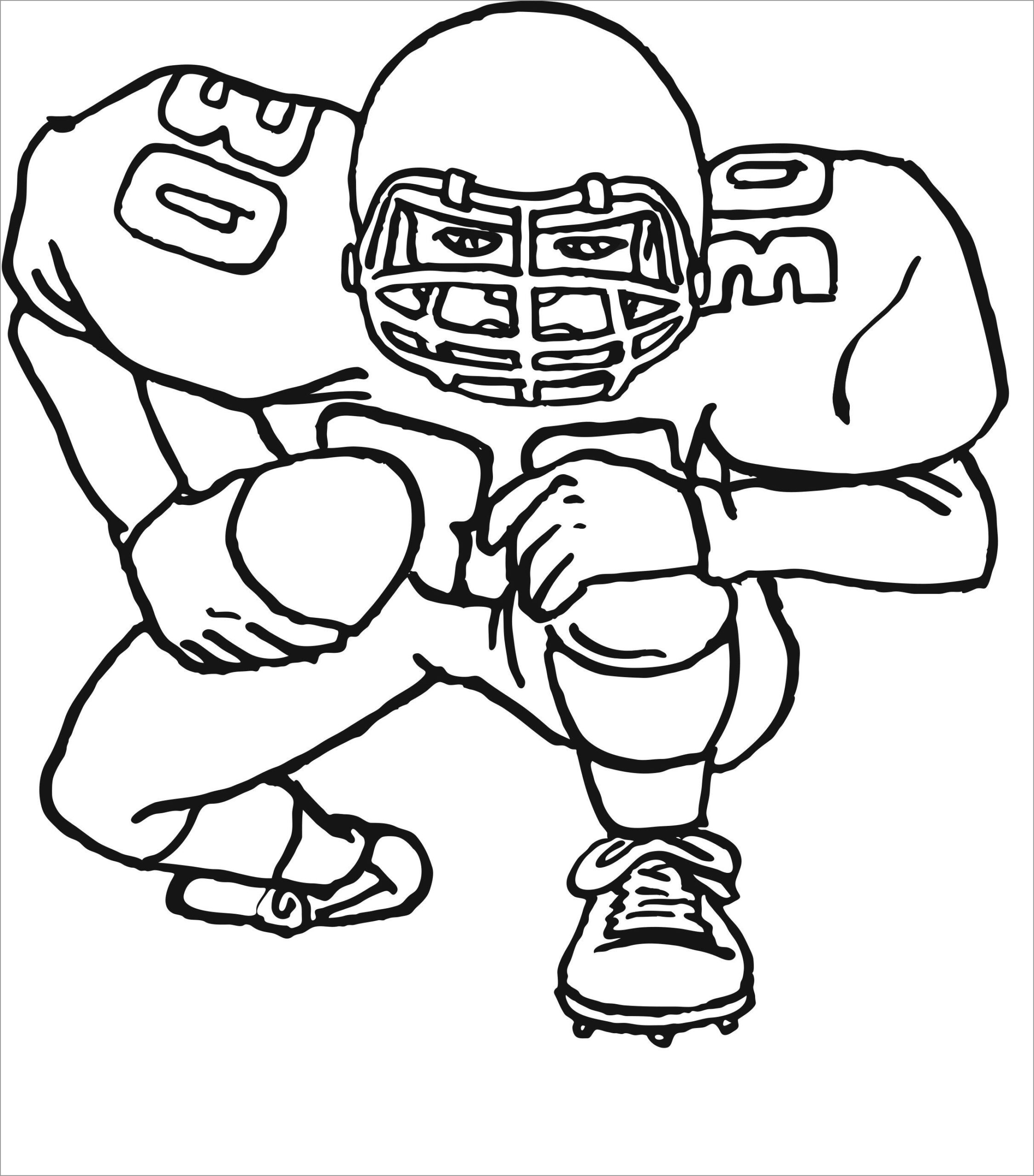 American Football Coloring Pages ColoringBay