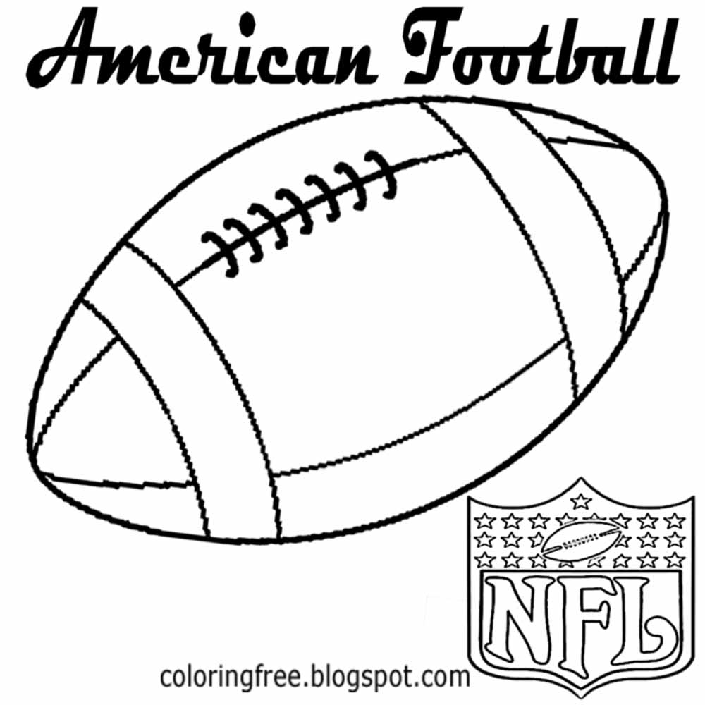 American Football Coloring Pages Learny Kids