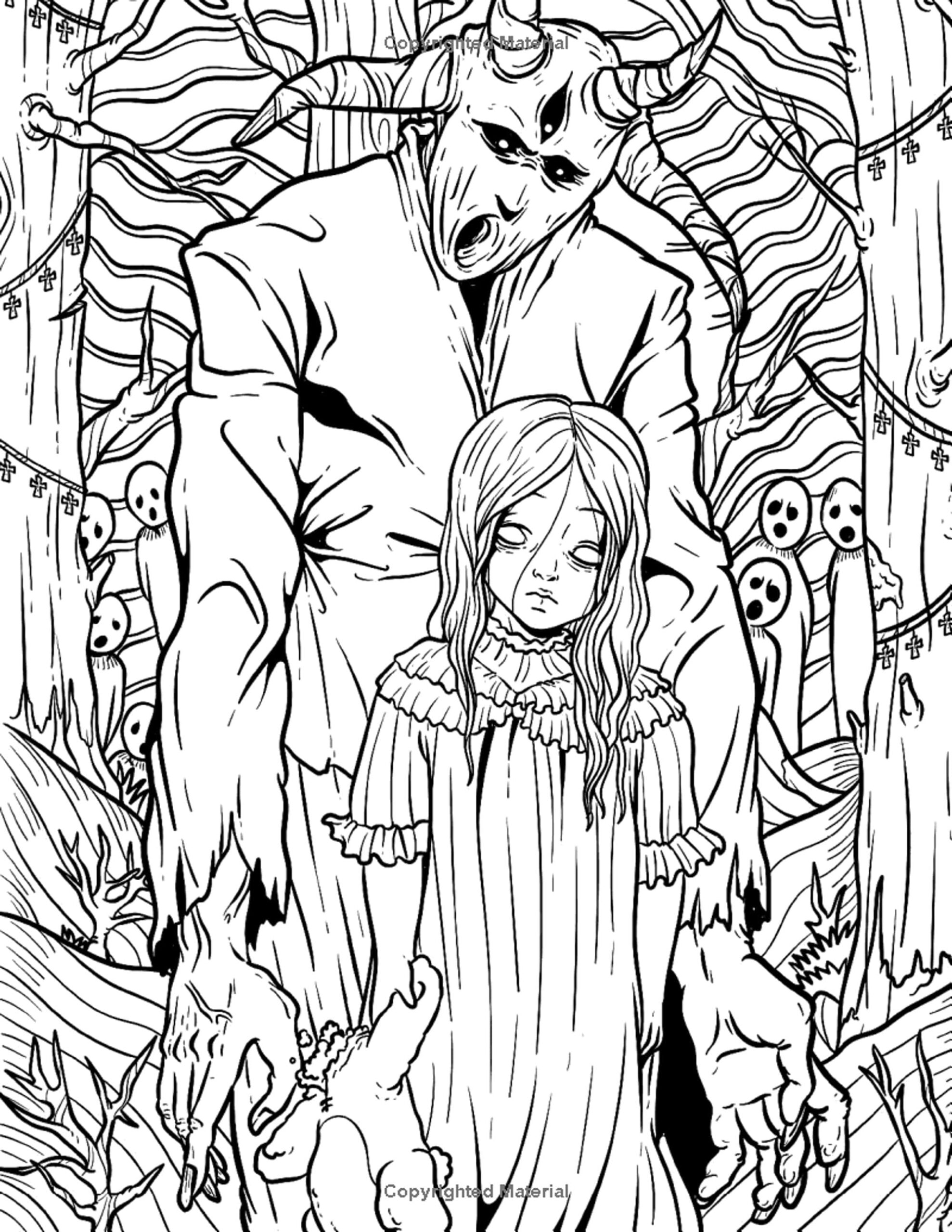 American Horror Story Coloring Pages Coloring Home