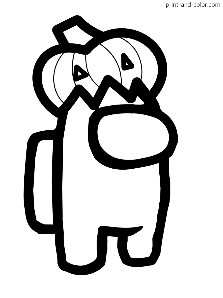 Among Us Coloring Page Coloring Pages Easy Coloring Pages Coloring 