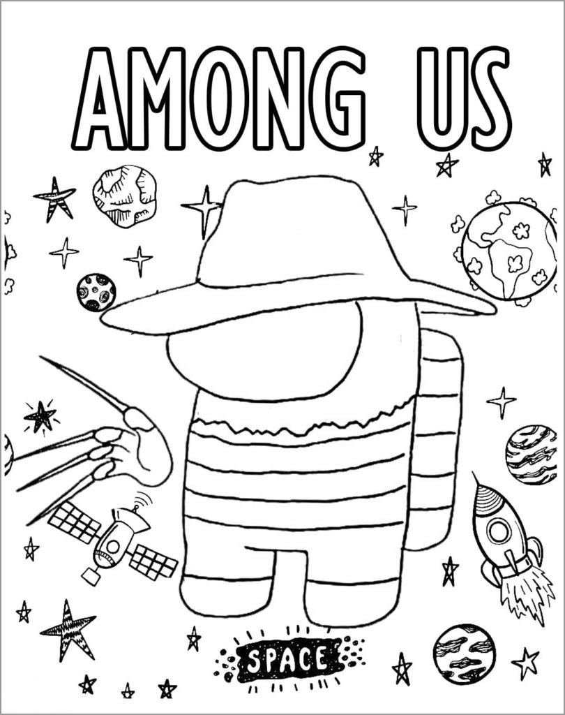 Among Us Kingdom Coloring Page ColoringBay