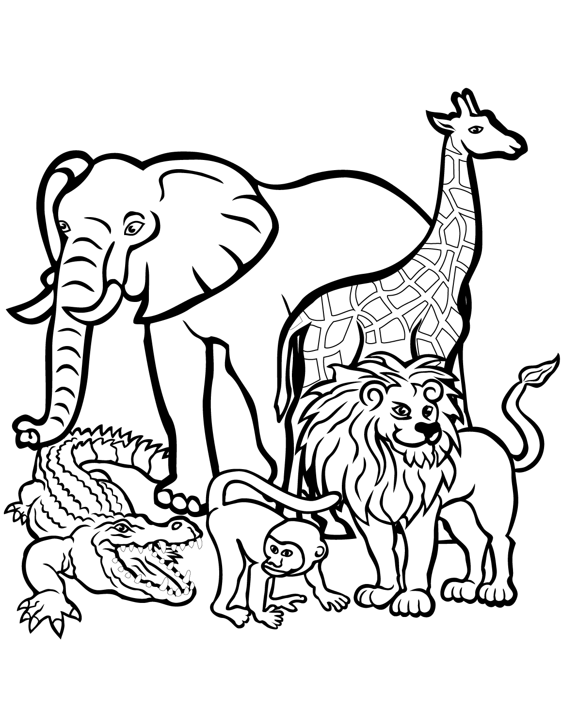 Animals Coloring Pages Pdf