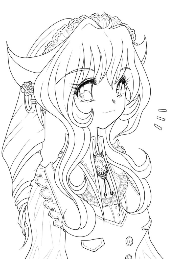 Anime Coloring Page Aniyuki Coloring Pages 