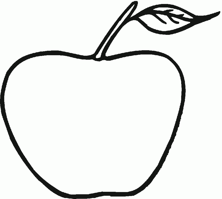 Apple Coloring Pages Coloring Home