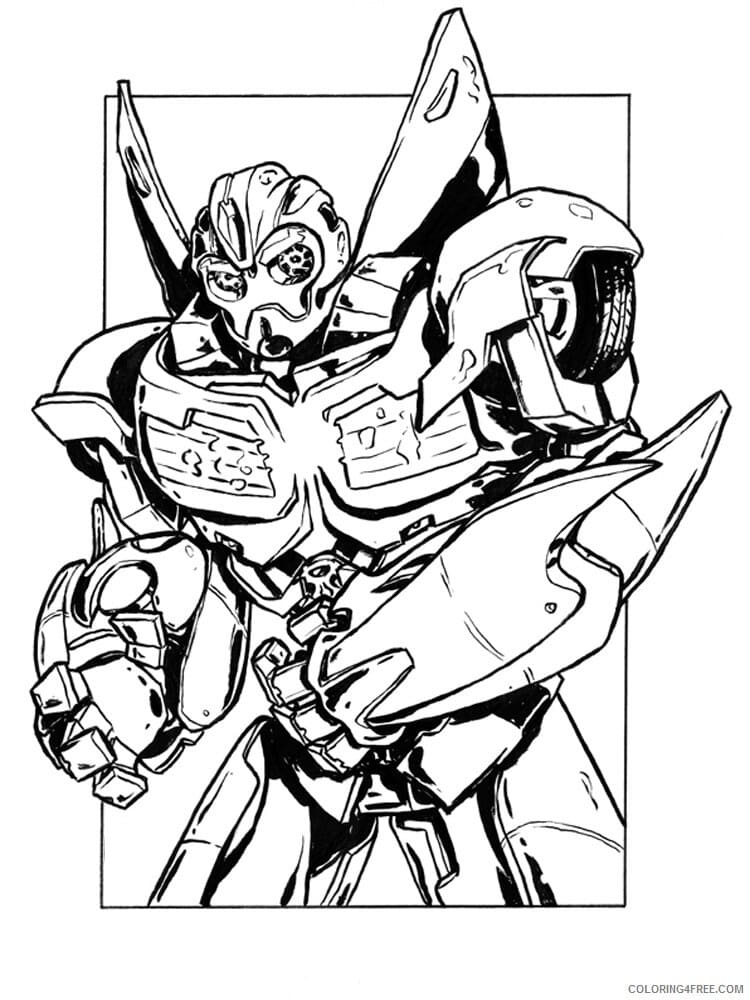 Autobot Bumblebee Coloring Page Free Printable Coloring Pages For Kids