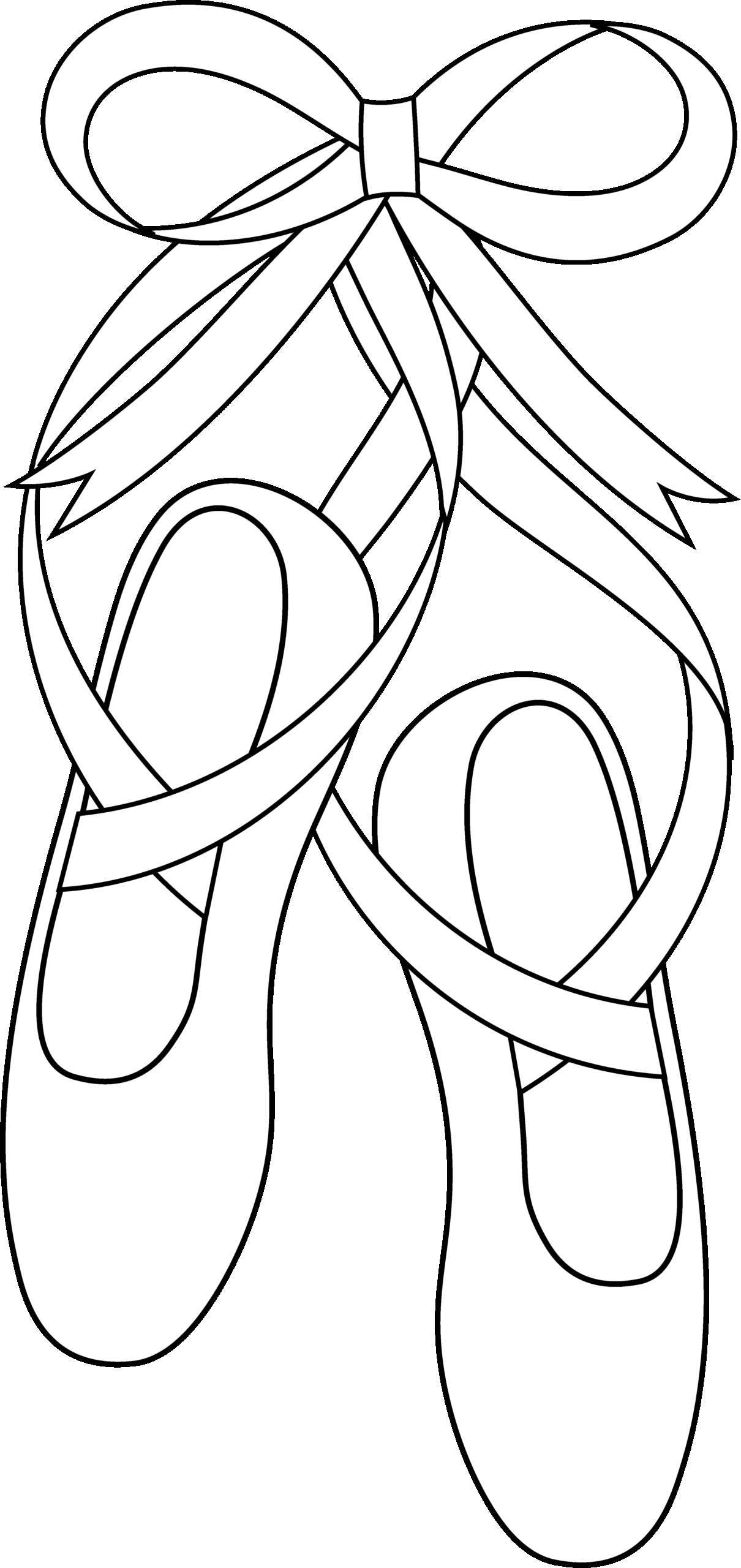 Ballet Shoes Coloring Pages ClipArt Best