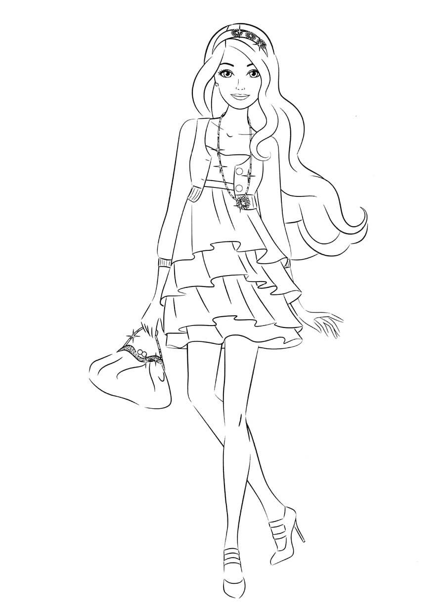 Barbie Coloring Pages Barbie Coloring Pages Medicinevolf