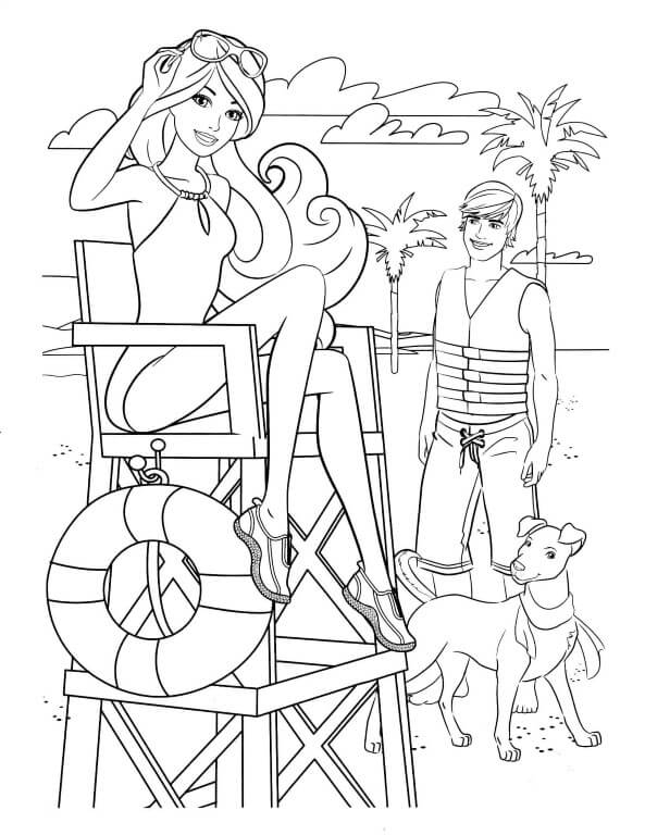 Barbie Coloring Pages Printable Coloring Pages