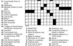 Beekeeper Crosswords Printable Crossword Newspaper Printable 