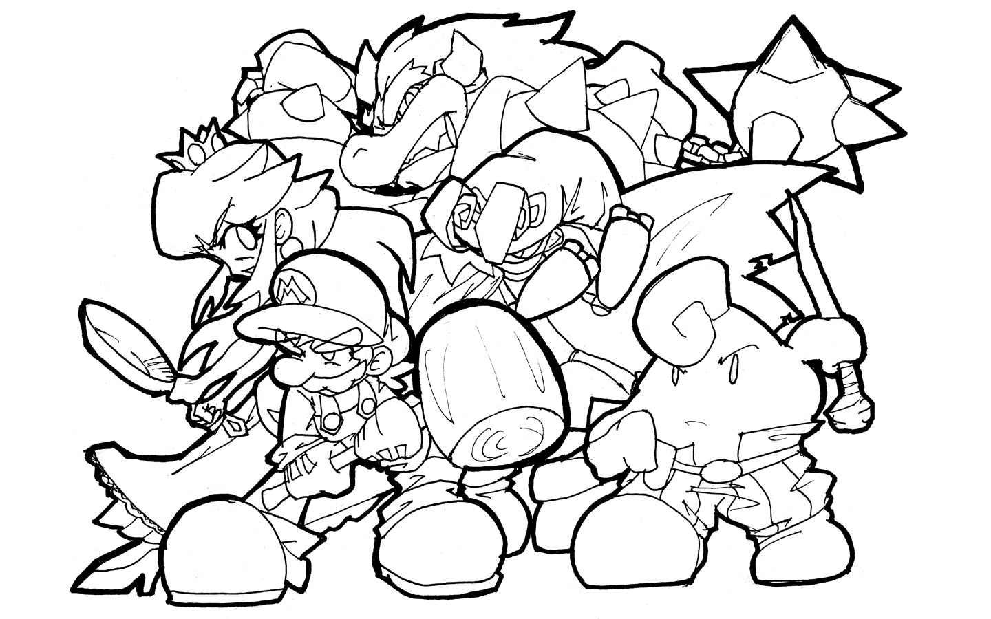 Best Super Mario Coloring Pages Collection Super Mario Coloring Pages