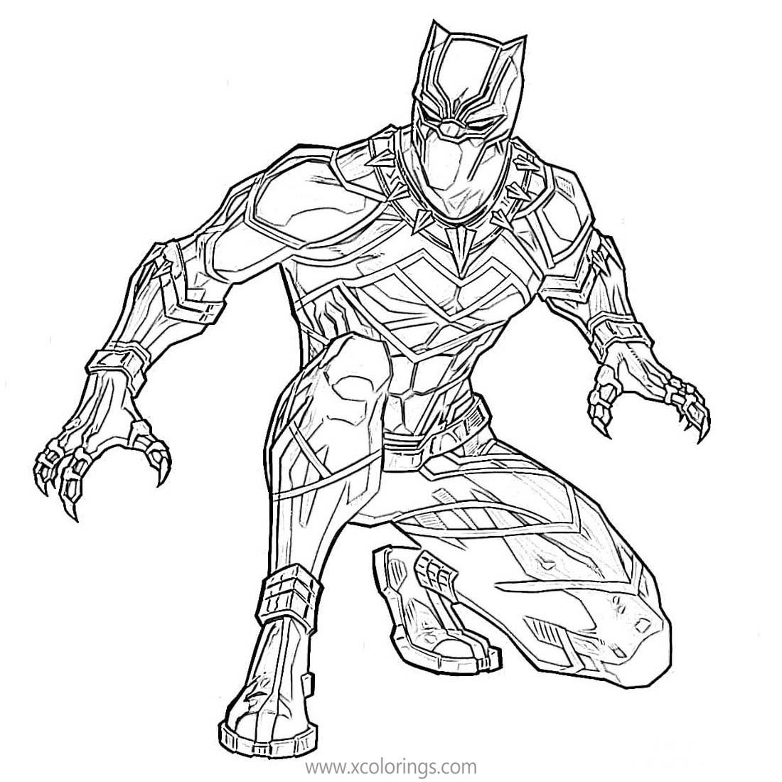 Black Panther Coloring Pages