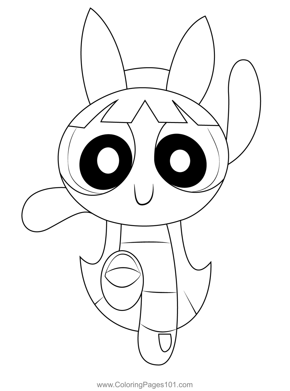 Blossom Powerpuff Girls Coloring Page Page Online Coloring Pages For 
