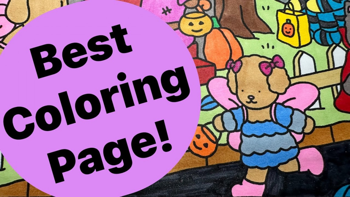 Bobbie Goods Coloring Pages Colored In Halloween Isabella Smith