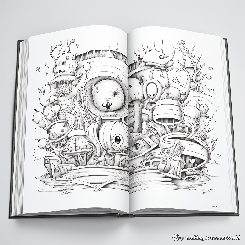 Book Coloring Pages Free Printable 