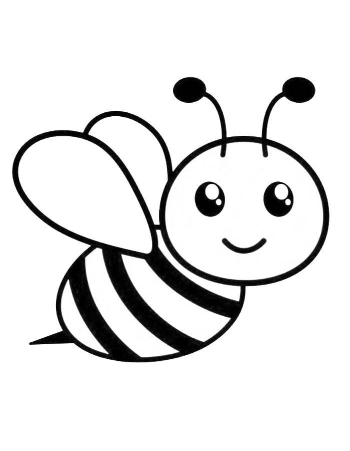 Bumblebee Coloring Pages Free Printable PDF