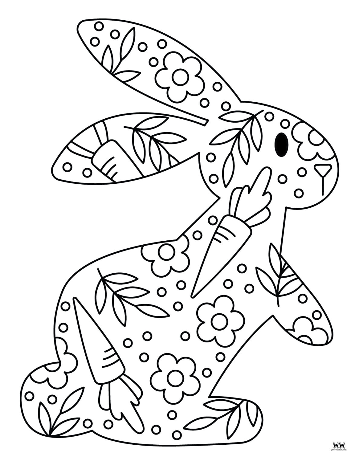 Bunny Coloring Pages 28 FREE Pages Printabulls
