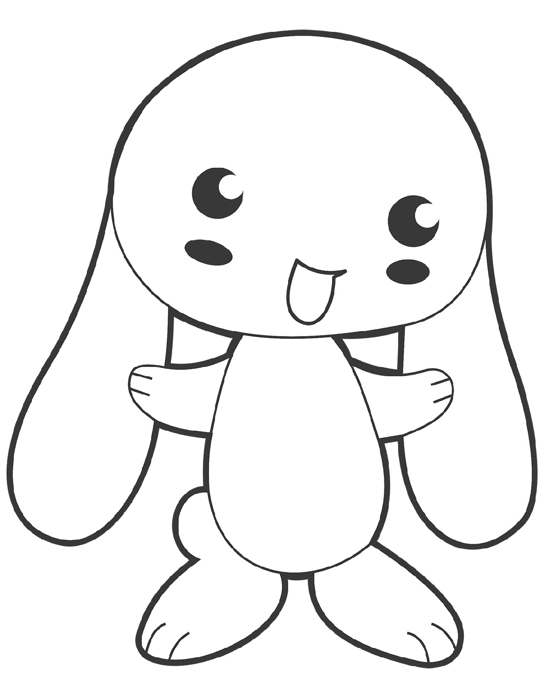 Bunny Coloring Pages Realistic Coloring Pages