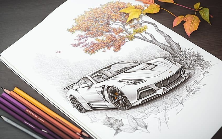 Car Coloring Pages 16 Free Unique Car Coloring Sheets