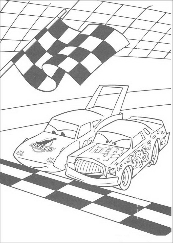 Cars Coloring Pages Free Printable Coloring Page