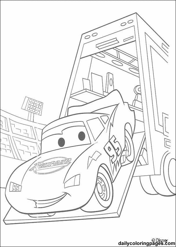 Cars Movie Coloring Pages Coloring Home