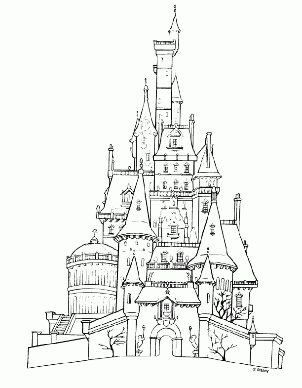Castle Coloring Pages Printable Coloring Pages FREE