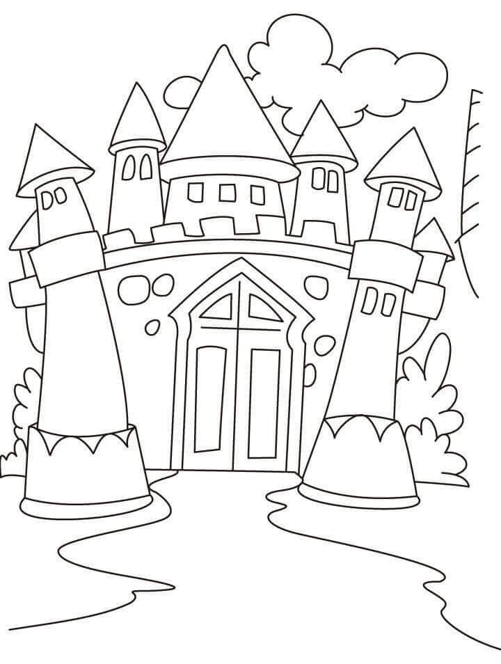 Castle Coloring Pages Printable Coloring Pages FREE