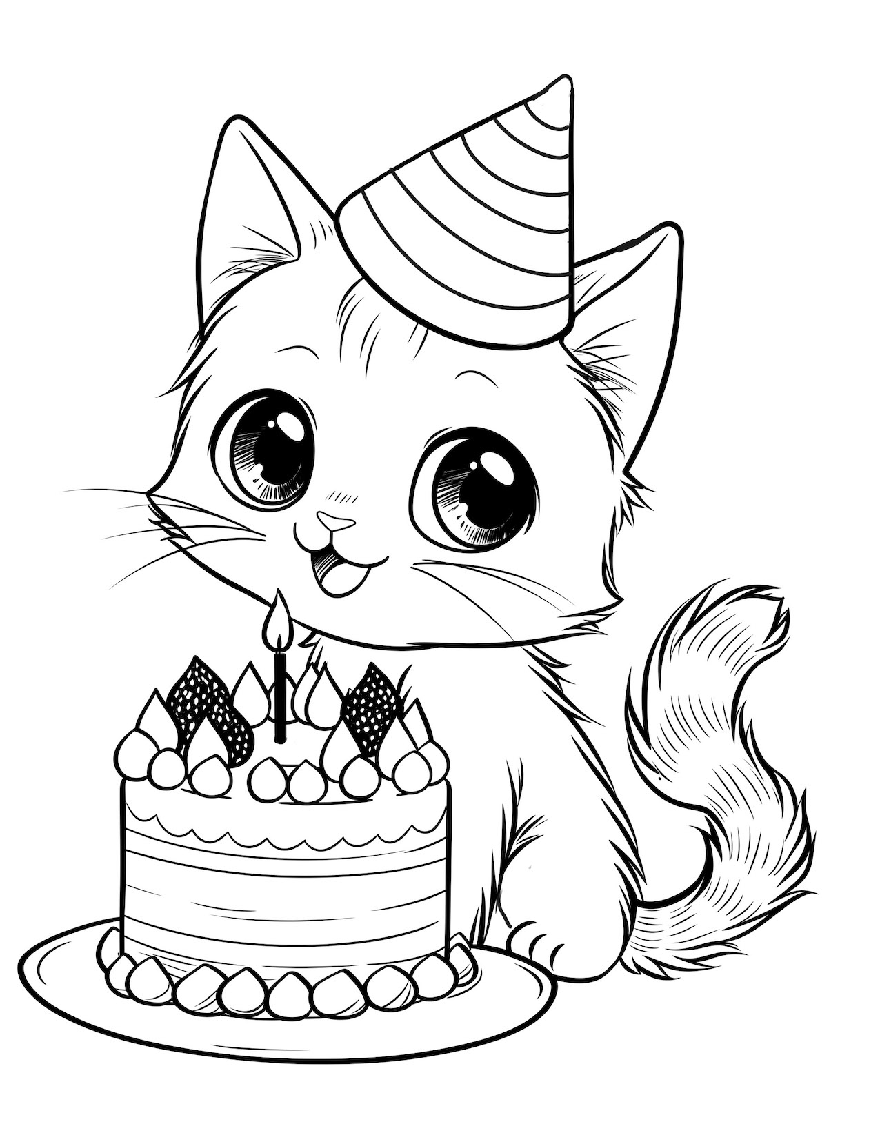 Cat Pictures To Color Infoupdate