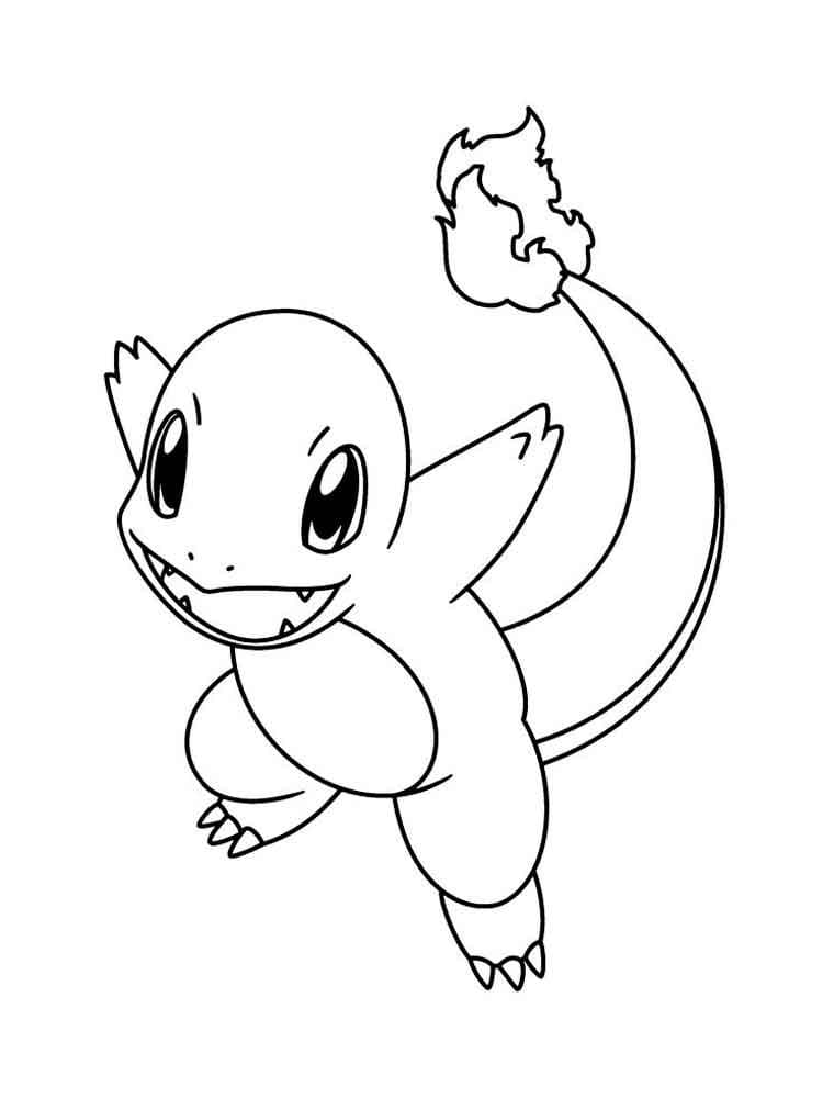 Charmander 6 Coloring Page Free Printable Coloring Pages For Kids