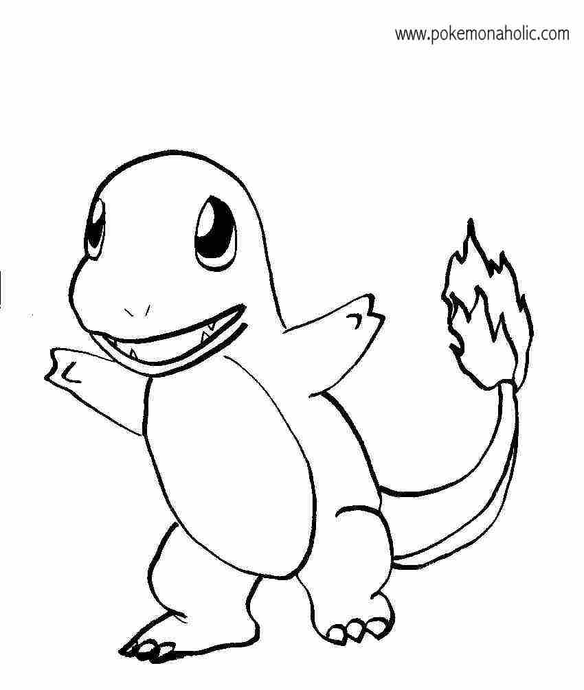 Charmander Coloring Page Coloring Home