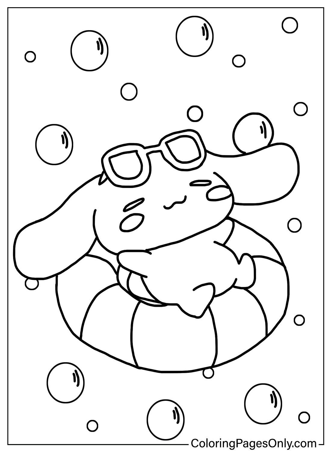 Cinnamoroll Coloring Page Free Printable Coloring Pages